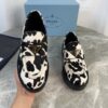 Prada Cow Print Pony Hair Platform Loafer