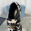 Prada Cow Print Pony Hair Platform Loafer