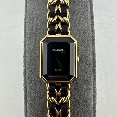 CHANEL CHANEL PREMIERE watch with quartz movement and stainless steel leather strap