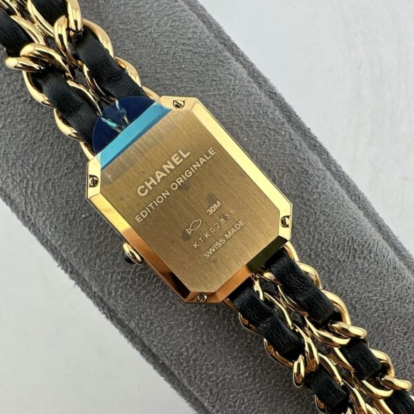 sy_no_470FE32942471149A5A9D8504DD136E5_7 CHANEL CHANEL PREMIERE watch with quartz movement and stainless steel leather strap