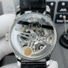 IWC Portugal series automatic mechanical movement beige dial stainless steel case crocodile leather strap