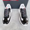 Prada America's Cup Black Patent Mesh Sneaker