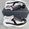 Prada America's Cup Black Patent Mesh Sneaker