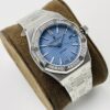AUDEMARS PIGUET Audemars Piguet Royal Oak ROYAL OAK series automatic mechanical movement 50 meter waterproof women's watch Swiss watch 37mm blue dial