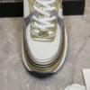 Chanel Gold and Silver Metallic Mesh Low-Top Chunky Sneaker with CC Logo