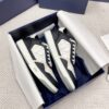 sy_no_48F3FB60A13BEC0A846D25A653DA4DA4_3 Dior White Black Leather Low Sneaker