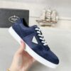 sy_no_49F00F71CBC0A2AF6CEBD2CA6D0ED0AA_0 Prada Navy Suede Low-Top Casual Trainer