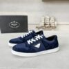 sy_no_49F00F71CBC0A2AF6CEBD2CA6D0ED0AA_6 Prada Navy Suede Low-Top Casual Trainer