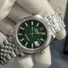 Rolex Dog Tooth Ring Gold Logbook Series Automatic Mechanical Movement 100 meter Waterproof Date Display Men's Watch Swiss Watch 41mm Green Dial