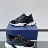 sy_no_4C8A7F91EED4726AE2703737F61DB1D2_3 Dior Black Mesh Leather White Chunky Sole Sneaker