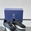 sy_no_4C8A7F91EED4726AE2703737F61DB1D2_4 Dior Black Mesh Leather White Chunky Sole Sneaker