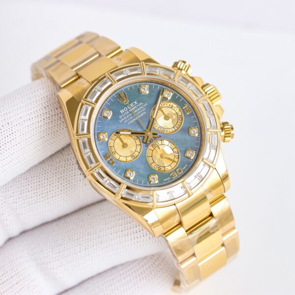 ROLEX Rolex Smooth Circle Cosmometer Type Daytona Series Automatic Mechanical Movement Gold Strap