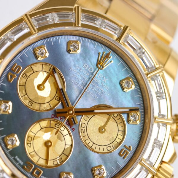 ROLEX Rolex Smooth Circle Cosmometer Type Daytona Series Automatic Mechanical Movement Gold Strap