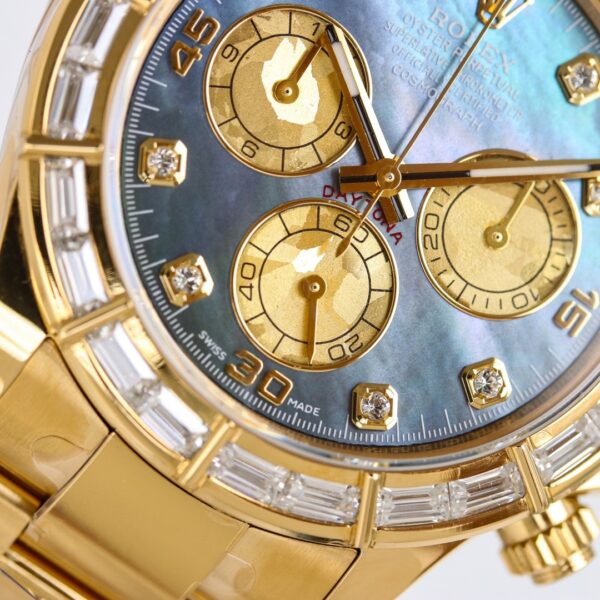 ROLEX Rolex Smooth Circle Cosmometer Type Daytona Series Automatic Mechanical Movement Gold Strap