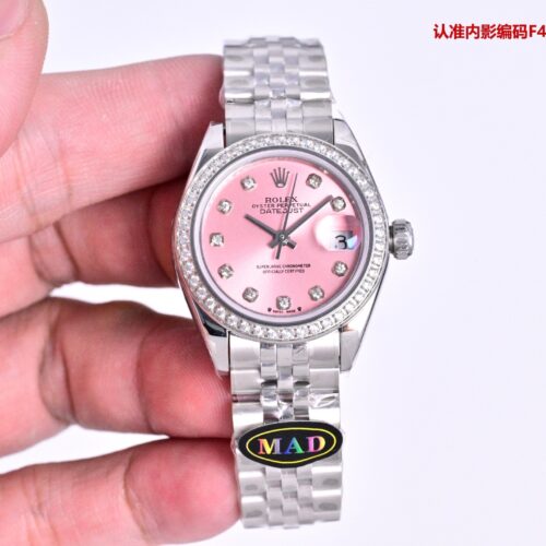 ROLEX Rolex Diamond Ring Women's Diary Series Automatic Mechanical Movement 100m Waterproof Date Display