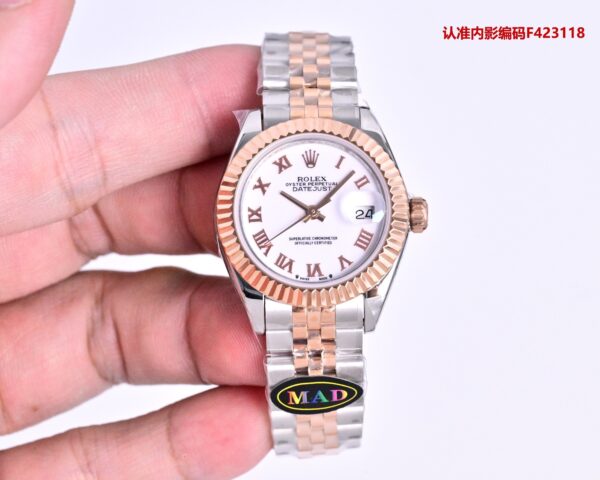 ROLEX Rolex Diamond Ring Women's Diary Series Automatic Mechanical Movement 100m Waterproof Date Display