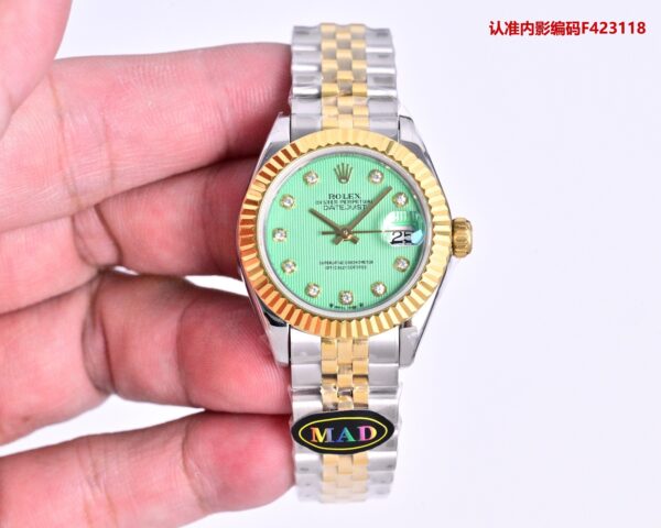ROLEX Rolex Diamond Ring Women's Diary Series Automatic Mechanical Movement 100m Waterproof Date Display