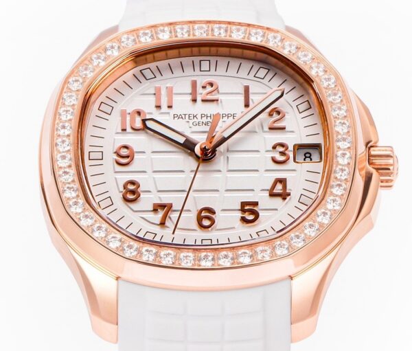 Patek Philippe AQUANAUT series automatic mechanical movement, 120m waterproof women's watch, Swiss watch, white dial