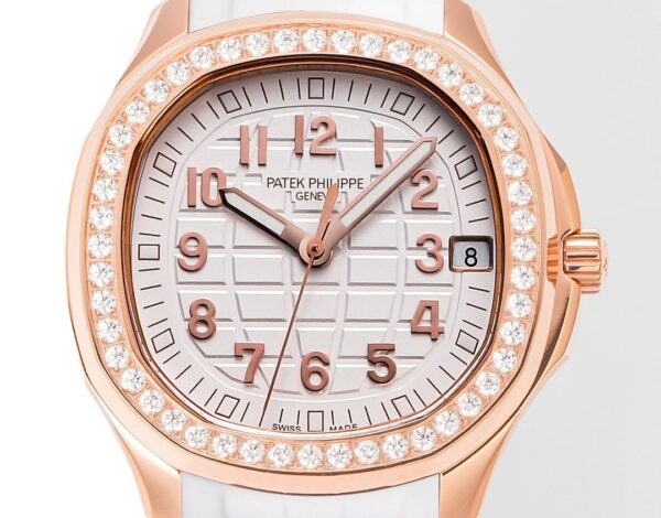 Patek Philippe AQUANAUT series automatic mechanical movement, 120m waterproof women's watch, Swiss watch, white dial