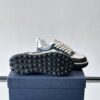Dior Black and White Leather CD Logo Low-Top Sneaker