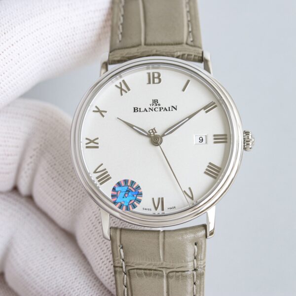 BLANCPEIN Classic Series VILLERET Automatic Mechanical Movement 30 Meter Waterproof Men's Watch Swiss Watch