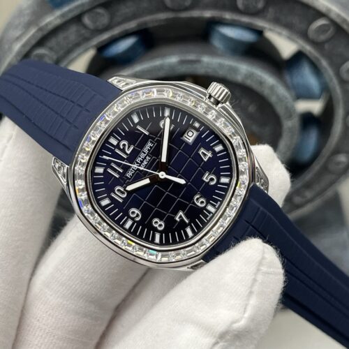 sy_no_5067D3CA5598165F7BF5C07449377139_0 Patek Philippe Diver Series Quartz Movement Women's Watch Swiss Watch Stainless Steel Case Rubber Strap