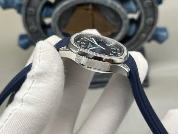 Patek Philippe Diver Series Quartz Movement Women's Watch Swiss Watch Stainless Steel Case Rubber Strap
