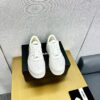 sy_no_509CAC2AF239607C0340A2E896A8C9F1_4 Chanel Off-White Leather Platform Low-Top Sneaker with Perforated CC Logo and Ribbed Sole
