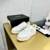 sy_no_509CAC2AF239607C0340A2E896A8C9F1_5 Chanel Off-White Leather Platform Low-Top Sneaker with Perforated CC Logo and Ribbed Sole