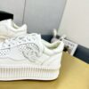 sy_no_509CAC2AF239607C0340A2E896A8C9F1_8 Chanel Off-White Leather Platform Low-Top Sneaker with Perforated CC Logo and Ribbed Sole
