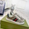 sy_no_50A03DABACE1793DB33D2E2F5B411E41_0 Gucci Screener GG Supreme Canvas Sneaker with Web Stripe
