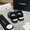 sy_no_51199DC8E183362F32B9BBE8E5F38207_8 Chanel Black and White Piping Low-Top Sneaker with Suede and CC Logo