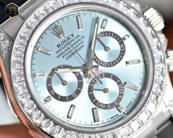 Rolex automatic mechanical movement 100 meter waterproof men's watch Swiss watch 40mm white dial