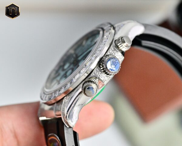 Rolex automatic mechanical movement 100 meter waterproof men's watch Swiss watch 40mm white dial