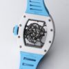 Ceramic 055 Richard Men's Automatic Mechanical Watch Hollow Men's Watch Ultra Thin Luminous Tape Waterproof
