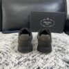 sy_no_52F499B43BAF2B6059C6FC5F70B4CF6D_7 Prada Olive Suede Mesh-Spliced Triangle Logo Low-Top Sneaker