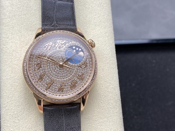 sy_no_534DB5CF17882DA92FF97DEEBFFFE0A1_0 Vacheron Constantin automatic mechanical movement 30 meter waterproof women's watch Swiss watch 37mm gold dial K gold 18K rose gold case