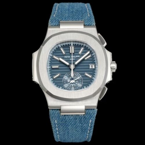sy_no_53E940C505A6A6C005646536240EBD6D_0 Patek Philippe Sport Elegance NAUTILUS series automatic mechanical movement 30 meter waterproof men's watch Swiss watch blue dial