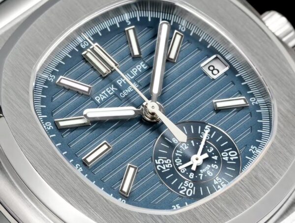 sy_no_53E940C505A6A6C005646536240EBD6D_1 Patek Philippe Sport Elegance NAUTILUS series automatic mechanical movement 30 meter waterproof men's watch Swiss watch blue dial