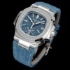 sy_no_53E940C505A6A6C005646536240EBD6D_4 Patek Philippe Sport Elegance NAUTILUS series automatic mechanical movement 30 meter waterproof men's watch Swiss watch blue dial