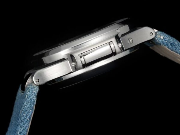 sy_no_53E940C505A6A6C005646536240EBD6D_5 Patek Philippe Sport Elegance NAUTILUS series automatic mechanical movement 30 meter waterproof men's watch Swiss watch blue dial