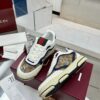 Gucci MAC8 GG Canvas & Blue Leather Sneaker with Web Stripe