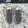 sy_no_55645E36F794D772E80F863542DB22CD_2 Prada Grey Suede Mesh-Spliced Triangle Logo Low-Top Sneaker