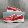sy_no_556553E3A65AE968D72D0E0E0DF352FF_8 Prada America's Cup Red Patent Mesh Sneaker