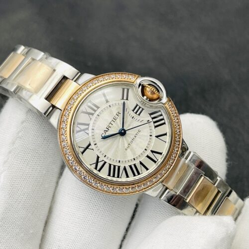 sy_no_55686DDF86FF0C1A3783FE5D949B4C2D_0 Cartier Blue Balloon Series Automatic Mechanical Movement Women's Watch Swiss Watch White Dial Stainless Steel Case