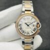 Cartier Blue Balloon Series Automatic Mechanical Movement Women's Watch Swiss Watch White Dial Stainless Steel Case