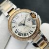 Cartier Blue Balloon Series Automatic Mechanical Movement Women's Watch Swiss Watch White Dial Stainless Steel Case