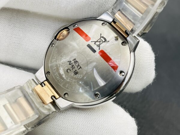Cartier Blue Balloon Series Automatic Mechanical Movement Women's Watch Swiss Watch White Dial Stainless Steel Case