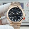 sy_no_557E873D43DEC5F6E7828D3799F2D530_0 Vacheron Constantin Grand Cross Four Seas series OVERSEAS automatic mechanical movement date display black dial