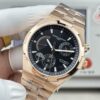 sy_no_557E873D43DEC5F6E7828D3799F2D530_2 Vacheron Constantin Grand Cross Four Seas series OVERSEAS automatic mechanical movement date display black dial
